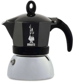 Καφετιέρα Espresso Moka Induction 209.0006932 2Cups Inox-Black Bialetti Steel,Aluminum