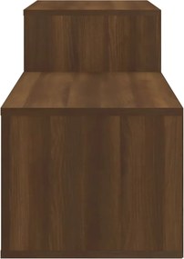 vidaXL Παπουτσοθήκη Καφέ Δρυς 150x35x45 εκ. από Επεξεργασμένο Ξύλο