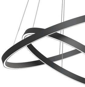 Φωτιστικό οροφής Maytoni Rim 2S LED-Μαύρο