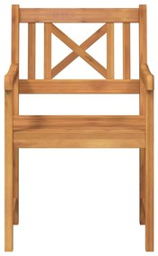 vidaXL Καρέκλες κήπου  6 τμχ 56x55.5x90 εκ από μασίφ ξύλο ακακίας