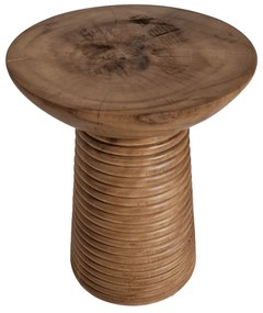 Artekko Munggur Ξύλινο Βοηθητικό Τραπεζι (Σκαμπό) σε Φυσική Απόχρωση (40x40x50)cm - 730-3205 - 730-3205