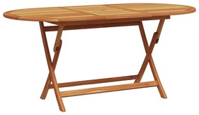 vidaXL Σέτ φαγητού για κήπο 7 pcs Taupe Στερεό Ξύλο Ακακίας