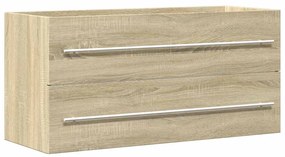 vidaXL Ντουλάπι Νιπτήρα Sonoma Δρυς 100 x 38,5 x 48 εκ. Επεξ. Ξύλο