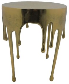 DROP SIDE TABLE ΧΡΥΣΟ 34,25x34,25xH44,5cm - 04-1015