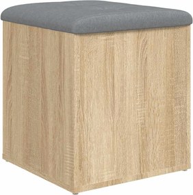 vidaXL Πάγκος Αποθήκευσης Sonoma Δρυς 42x42x45 εκ. από Τεχνητό Ξύλο