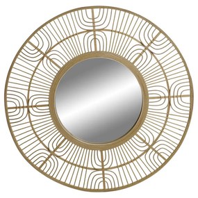 Τοίχο καθρέφτη Home ESPRIT Φυσικό Scandi 80 x 2 x 80 cm