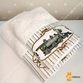 Σετ βρεφικές πετσέτες 2 τμχ - Choo Choo Train 804710153540