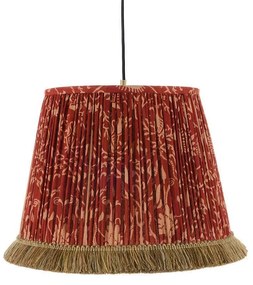 Φωτιστικό Οροφής Saxon Ornament CL50344 ø25xø35xH25 Red-Beige MindTheGap Metal, Fabric