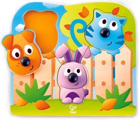 Ξύλινη Πυραμίδα Με Κύβους Early Explorer Hape