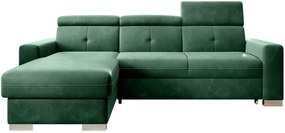 Γωνιακός Καναπές Fraseri-Prasino-Αριστερή