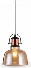 Κρεμαστό Φωτιστικό Vintage  V-TAC Amber Γυαλί και ντουί Ε27 3726