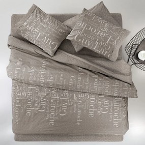Σεντόνια Brand (Σετ 4τμχ) Cashmere Guy Laroche Υπέρδιπλo 240x265cm 100% Cotton Flannel
