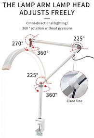 Επαγγελματική λάμπα Half Moon 3000K/4500K/6000K HD-M3X - Smart Moonlight