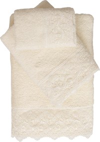 Μπουρνούζι με Δανδέλα Νο5 Εκρού Viopros