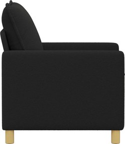 vidaXL Καναπές Μαύρο 76 x 81 x 87,5 εκ Ύφασμα