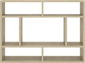 vidaXL Ραφιέρα Τοίχου Sonoma Δρυς 75 x 16 x 55 εκ. από Επεξ. Ξύλο