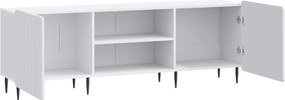 vidaXL Ντουλάπι TV Λευκό 150 x 31 x 52 εκ. Επεξεργασμένο Ξύλο