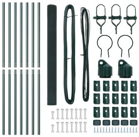 vidaXL Στύλος Περιφράξεων Πράσινο 10 x 1,5 μ (12 x 12 mm πλέγμα)