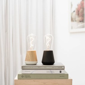 Table Lamp HUMBLE Humble One Table Light Black Wood Επαναφορτιζόμενο HUMTL00109-0071