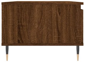 vidaXL Τραπεζάκι Σαλονιού Καφέ Δρυς 90x50x36,5 εκ. Επεξεργασμ. Ξύλο