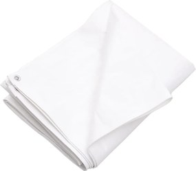 vidaXL Μουσαμάς Λευκός 260 γρ./μ.² 4x8 μ. από HDPE