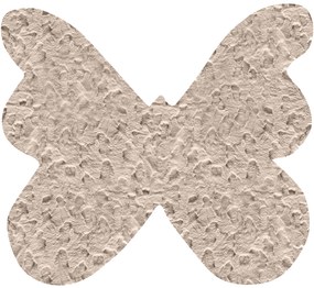 Παιδικό Χαλί GLACIAL BEIGE BUTTERFLY 120 x 120 εκ.