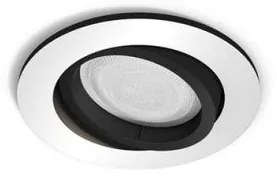 Έξυπνο Χωνευτό Σποτ Led GU10 5W Φ9cm Hue WA Milliskin Philips Hue-929003047001-Inox 929003047001