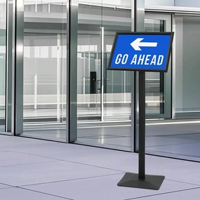 vidaXL Πόδι αφίσας Ασημί a3 Σιδηρούν χυτοσίδηρο