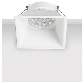 Χωνευτό Φωτιστικό Οροφής 8,8cm GU10 50W IP20 Zambelis-S010-Λευκό S010