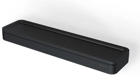 Geesa Frame 8805-400 Black Matt Εταζέρα με Σχισμή Αποστράγγισης 26x6,5x2,5 cm