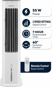 Air Cooler Kumtel HAC-02 Λευκό 55W
