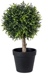 Τεχνητό Φυτό Φίκος Μπενζαμίνη 20397 35cm Beige-Green Globostar Polyethylene,Wood