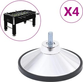 vidaXL Πόδια για Ποδοσφαιράκι 4 τεμ. από Χρώμιο M10