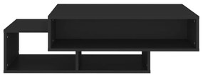 vidaXL Τραπεζάκι Σαλονιού Μαύρο 105 x 55 x 32 εκ. από Επεξ. Ξύλο