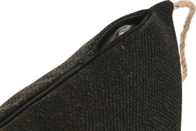 Μαξιλάρι Home ESPRIT Μαύρο 45 x 15 x 45 cm