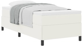 vidaXL Κρεβάτι Κρεμ 80x200 εκ από Υφασμάτινη Καραβόπανο