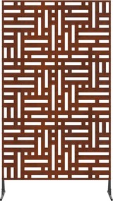 vidaXL Οθόνη Ιδιωτικότητας 100 x 50 x 180 εκ. Σκ rusty