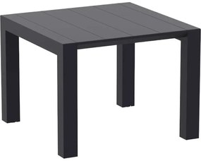 Τραπέζι VEGAS Μαύρο PP 100x100/140x75cm