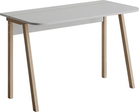 Γραφείο Malia pakoworld σε λευκή-φυσική απόχρωση 120x60.5x75εκ