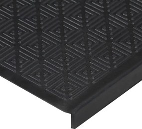 vidaXL Πατάκια Σκάλας 5 τεμ. 25 x 75 εκ. από Καουτσούκ