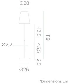 Επιδαπέδιο Φωτιστικό LED IP65 RGBW Lola Slim 120 New Garden-LUMLLS120RGSSNW-Rose Gold LUMLLS120RGSSNW