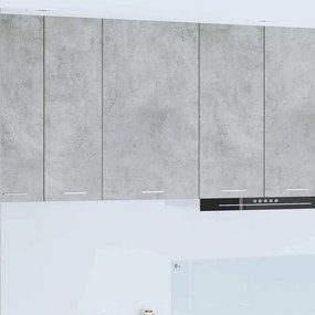 vidaXL Κρεμαστό ντουλάπι Σκυρόδεμα Γκρι και Λευκό 50 x 31 x 80 εκ.