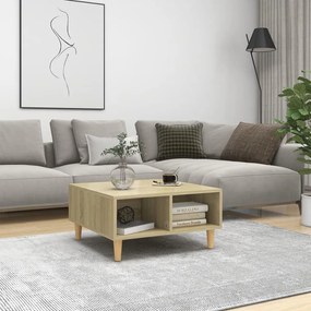 vidaXL Τραπεζάκι Σαλονιού Sonoma Δρυς 60x60x30 εκ. Επεξεργασμένο Ξύλο