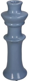 Κηροπήγιο ArteLibre Μπλε Κεραμικό 8x8x24cm - ART-05155206