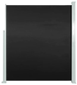 vidaXL Σκίαστρο Πλαϊνό Συρόμενο Μαύρο 140 x 300 εκ.