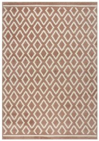 Beauty Home Πατάκι Vibe Art 9575 67x150 Pink White Ροζ Λευκό