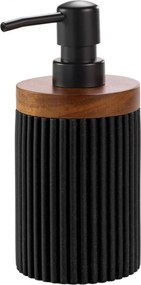 ΑΞΕΣΟΥΆΡ ΜΠΆΝΙΟΥ SOAP DISPENSER PLAIN POLYRESIN ACACIA NIAGARA NOIR