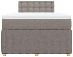 ΚΡΕΒΑΤΙ BOXSPRING ΜΕ ΣΤΡΩΜΑ TAUPE 120X190 ΕΚ. ΥΦΑΣΜΑΤΙΝΟ 3289713