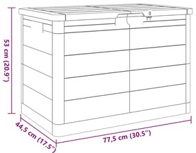 ΚΟΥΤΙ ΜΑΞΙΛΑΡΙΩΝ ΕΞ ΧΩΡΟΥ ΚΑΦΕ 77,5X44,5X53ΕΚ ΠΟΛΥΠΡΟΠΥΛΕΝΙΟ 366604