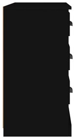 vidaXL Μπουφές Μαύρος 104,5 x 35,5 x 67,5 εκ. από Επεξεργασμένο Ξύλο